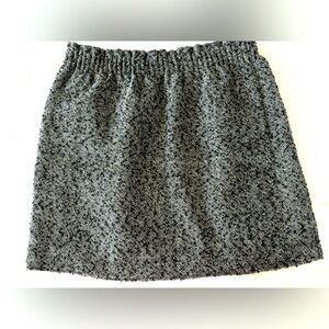 J Crew size 8 very cute. Pull on tweed feel skirt.